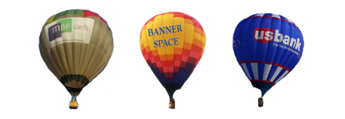 Hot Air balloon Banner Advertising